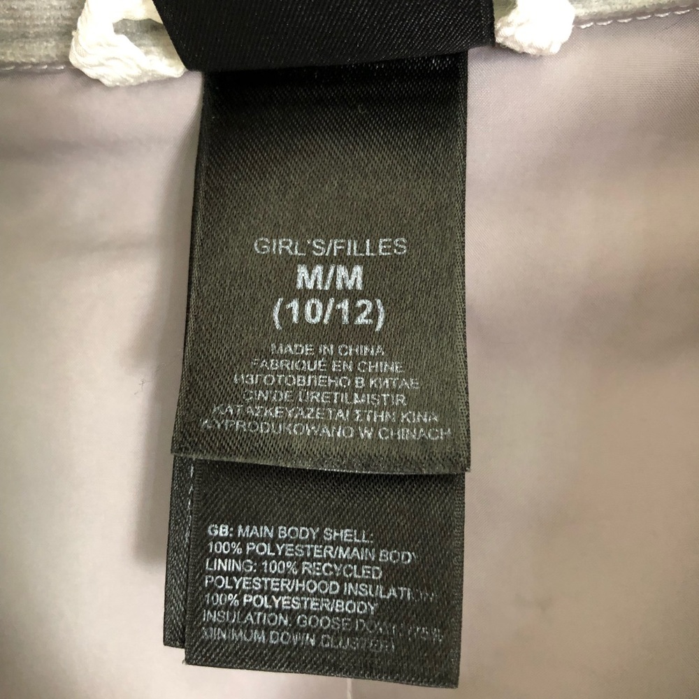 The North Face Girl's 550 Goose Down Coat M 10-12 - Picture 4 of 8